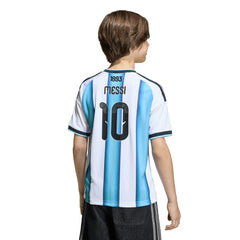 Lionel Messi Argentina National Team Youth FIFA x World Cup 2026 Home Replica Jersey White - Adidas sale