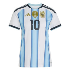 Lionel Messi Argentina National Team Women's FIFA x World Cup 2026 Home Replica Jersey White - Adidas Discount
