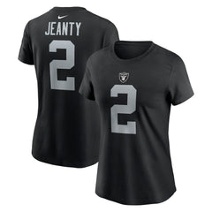 Nike Ashton Jeanty Las Vegas Raiders Women's Name & Number T-Shirt Black
