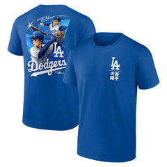 Shohei Ohtani Los Angeles Dodgers Anime Player T-Shirt - Royal - MLB Discount