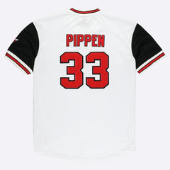 Scottie Pippen Chicago Bulls Player Mesh V-Neck Shirt for sale White | Mitchell & Ness online