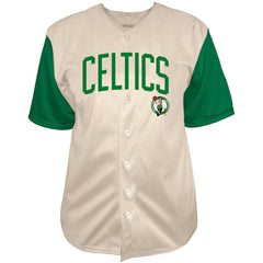 Jayson Tatum Boston Celtics Baseball Jersey Cream | Fanatics