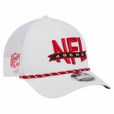 San Francisco 49ers New Era NFL 9FORTY A-Frame M-Crown Adjustable Trucker Hat White