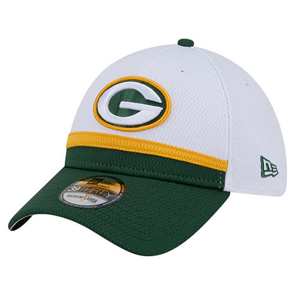 Green Bay Packers New Era Dashmark Rays 39THIRTY Flex Hat White/Green
