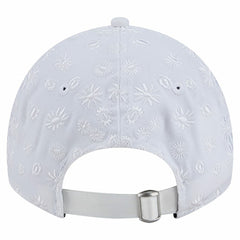Philadelphia Eagles New Era Women's Floral 9TWENTY Adjustable Hat White