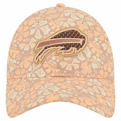 Buffalo Bills New Era Women's Floral 9TWENTY Adjustable Hat Tan