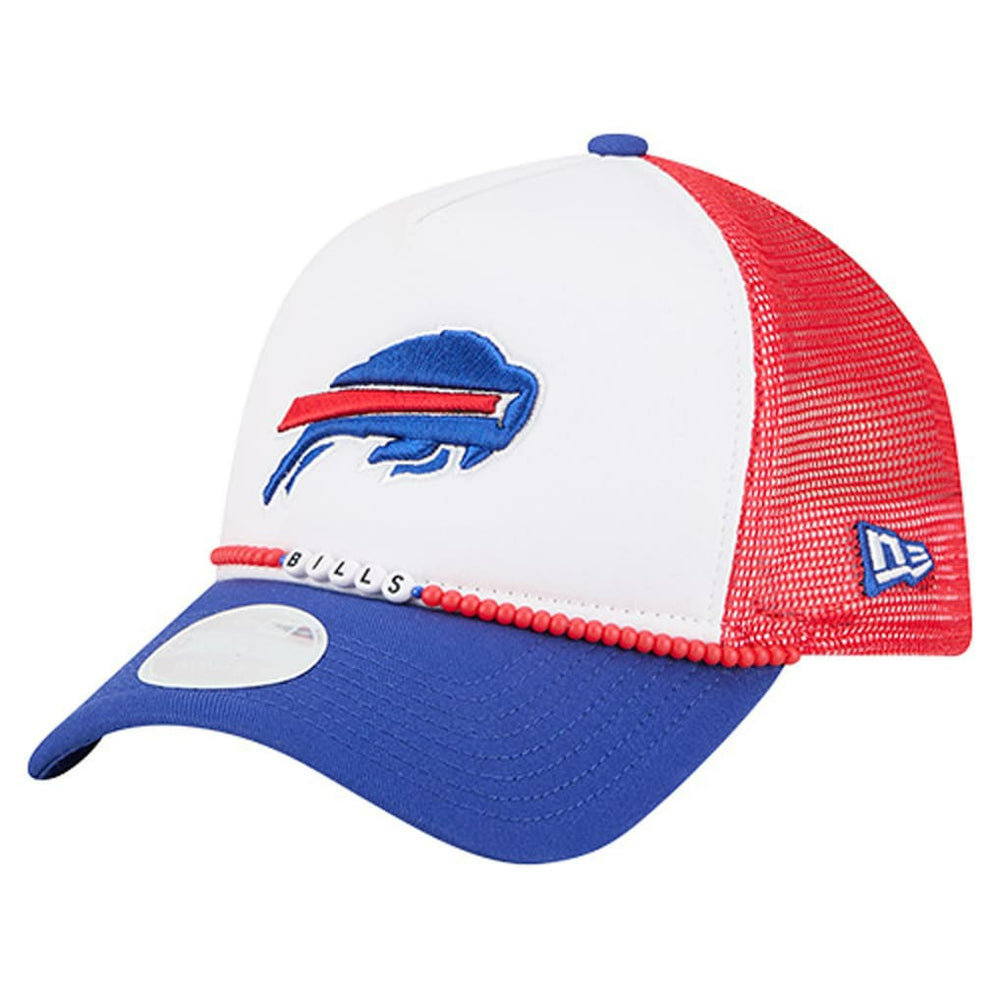 Buffalo Bills New Era Women's Friendship Bracelet 9FORTY Adjustable Hat White/Royal