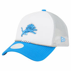 Detroit Lions New Era Women's Friendship Bracelet 9FORTY Adjustable Hat White/Blue