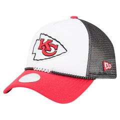 Kansas City Chiefs New Era Women's Friendship Bracelet 9FORTY Adjustable Hat White/Red