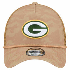 Green Bay Packers New Era Wheat Camo 9FORTY Adjustable Hat Tan