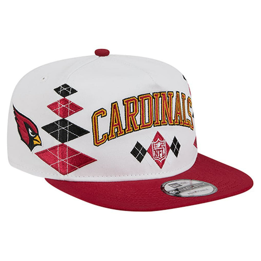 Arizona Cardinals New Era Argyle 19TWENTY Adjustable Hat White