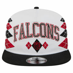 Atlanta Falcons New Era Argyle 19TWENTY Adjustable Hat White