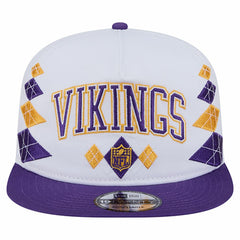 Minnesota Vikings New Era Argyle 19TWENTY Adjustable Hat White