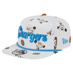 Los Angeles Chargers New Era Team Cheer 19TWENTY Snapback Hat White