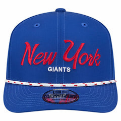 New York Giants New Era Script 9SEVENTY Adjustable Hat Royal