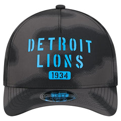 Detroit Lions New Era Halftone Camo 9FORTY Hat Gray