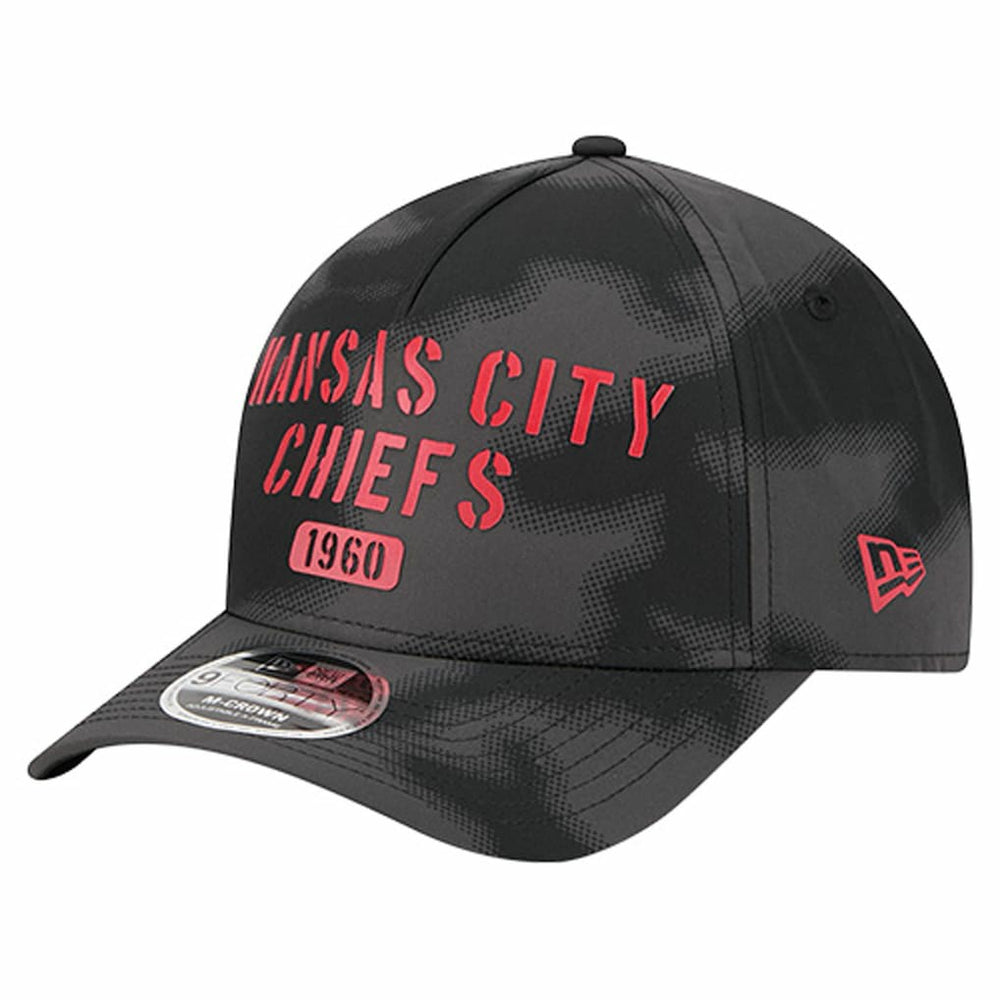 Kansas City Chiefs New Era Halftone Camo 9FORTY Hat Gray