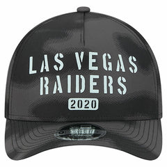 Las Vegas Raiders New Era Halftone Camo 9FORTY Hat Gray