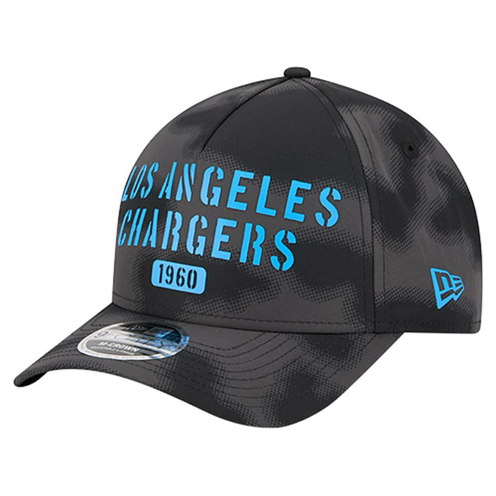 Los Angeles Chargers New Era Halftone Camo 9FORTY Hat Gray