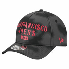 San Francisco 49ers New Era Halftone Camo 9FORTY Hat Gray