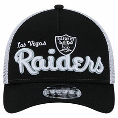 Las Vegas Raiders New Era Side Lines 9FORTY Adjustable Hat Black