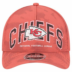 Kansas City Chiefs New Era Tie Dye Fade 9Forty M-Crown A-Frame Adjustable Hat Red