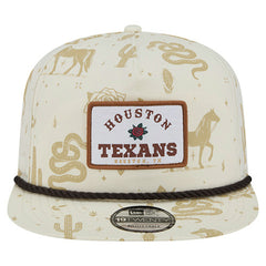 Houston Texans New Era Desert Rose 19TWENTY Adjustable Hat Cream