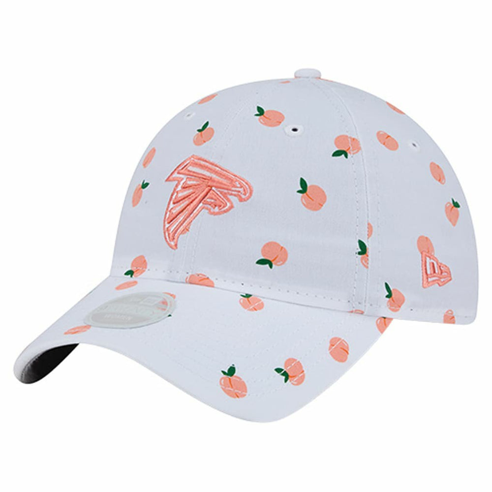 Atlanta Falcons New Era Women's Fruit Pattern 9TWENTY Adjustable Hat White