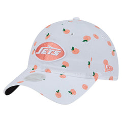 New York Jets New Era Women's Fruit Pattern 9TWENTY Adjustable Hat White