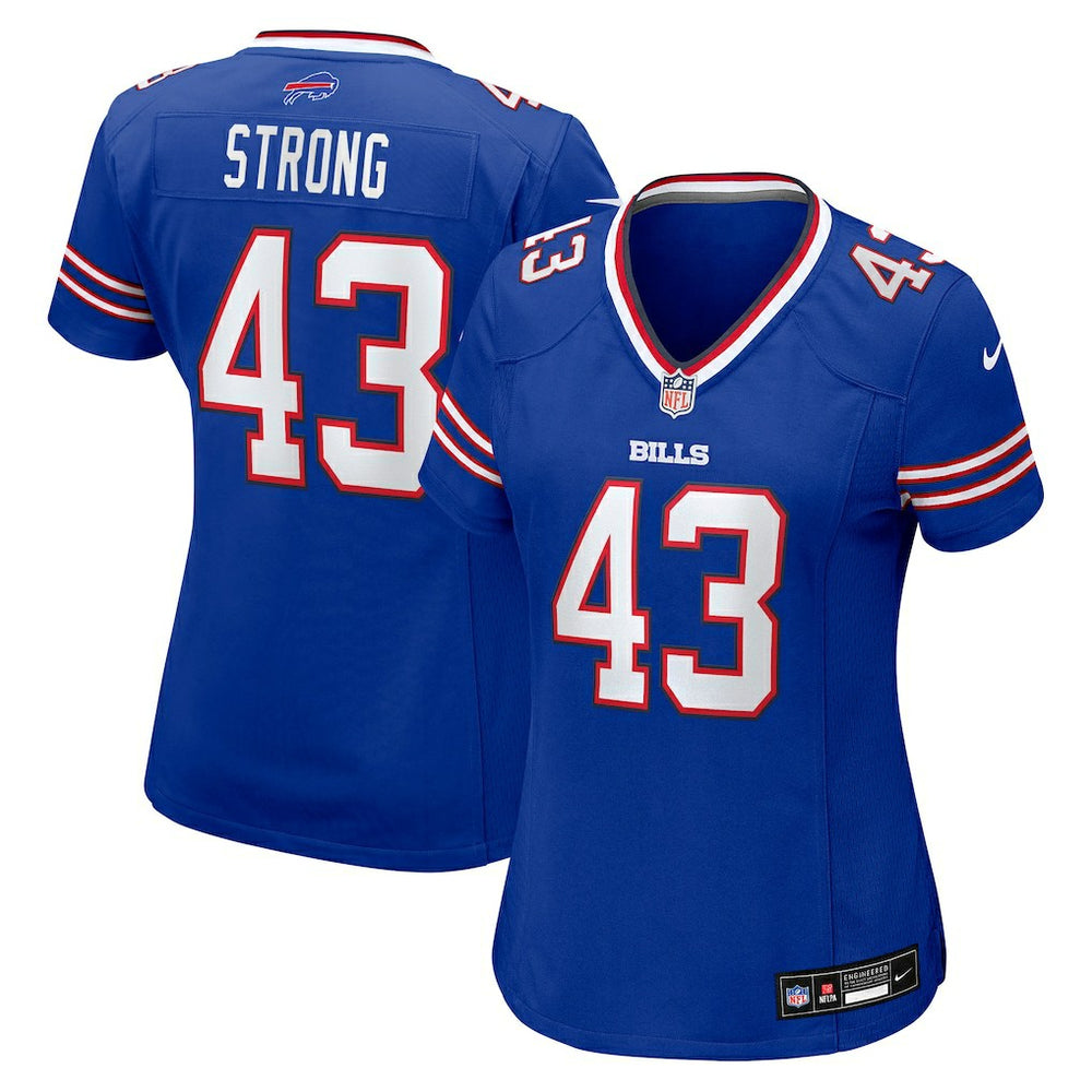 Nike Dorian Strong Buffalo Bills Women's Team Game Jersey Royal