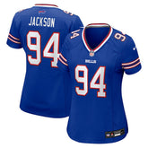 Nike Landon Jackson Buffalo Bills Women's Team Game Jersey Royal