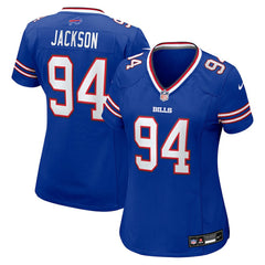Nike Landon Jackson Buffalo Bills Women's Team Game Jersey Royal