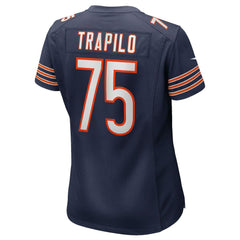 Nike Ozzy Trapilo Chicago Bears Women's Team Game Jersey Navy