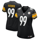 Nike Derrick Harmon Pittsburgh Steelers Women's Team Game Jersey Black