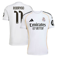 Rodrygo Real Madrid 2025/26 Home Replica Jersey White - Adidas sale
