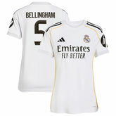 Jude Bellingham Real Madrid Women's 2025/26 Home Replica Jersey White - Adidas