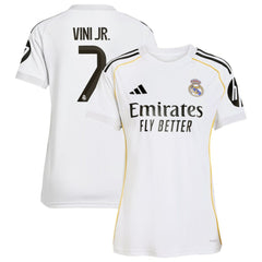 Vini Jr. Real Madrid Women's 2025/26 Home Replica Jersey White - Adidas