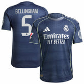 Jude Bellingham Real Madrid 2025/26 Away Player Jersey Blue - Adidas sale