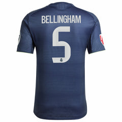 Jude Bellingham Real Madrid 2025/26 Away Player Jersey Blue - Adidas sale