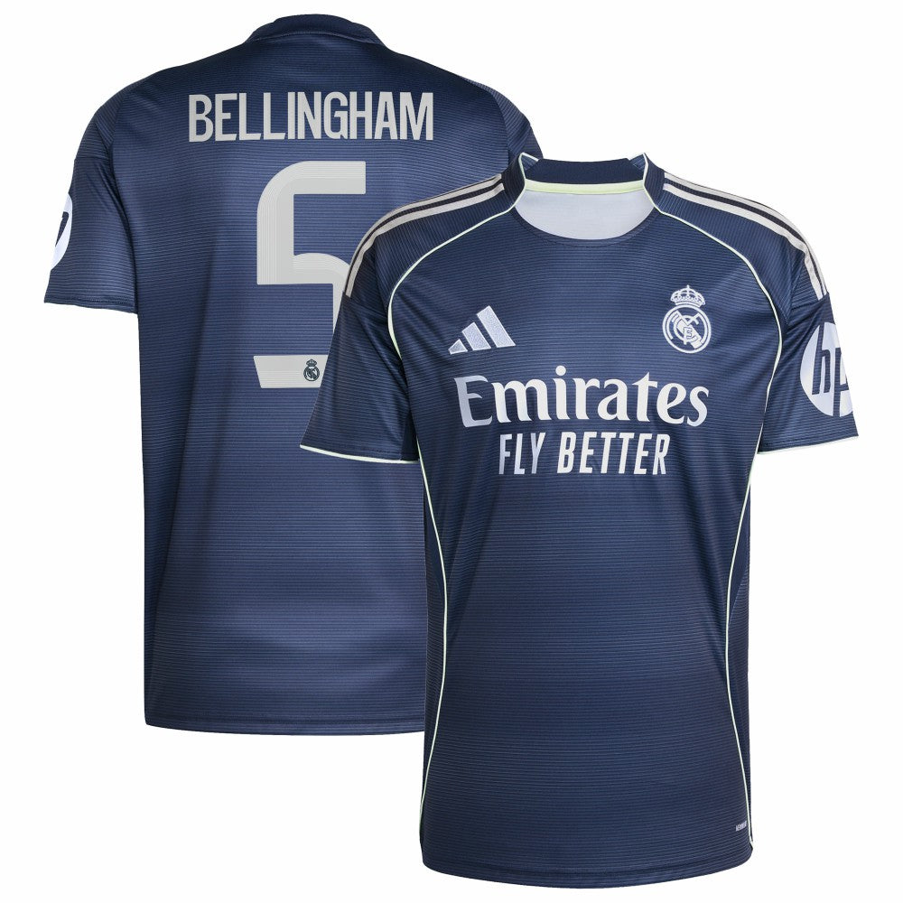Jude Bellingham Real Madrid 2025/26 Away Replica Player Jersey Blue - Adidas sale