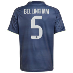 Jude Bellingham Real Madrid Youth 2025/26 Away Replica Player Jersey Blue - Adidas outlet