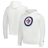Winnipeg Jets Champion Primary Logo 1-Hit Pullover Hoodie - White - NHL 203133716