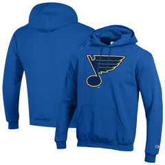 St. Louis Blues Champion Primary Logo 1-Hit Pullover Hoodie - Blue - NHL 203133733