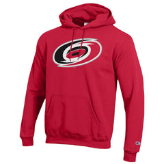 Carolina Hurricanes Champion Primary Logo 1-Hit Pullover Hoodie - Red - NHL 203133734