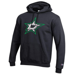 Dallas Stars Champion Primary Logo 1-Hit Pullover Hoodie - Black - NHL 203133735