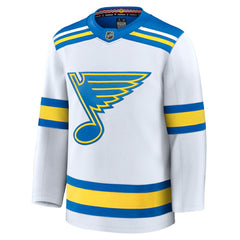 St. Louis Blues Fanatics Away Premium Jersey - White - NHL 203133885