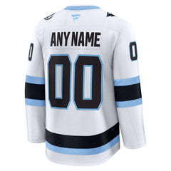 Utah Mammoth Fanatics Away Premium Custom Jersey - White - NHL 203133892