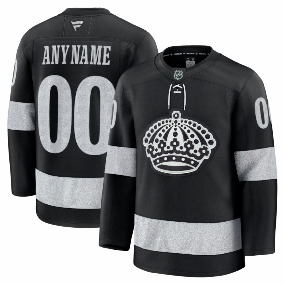 Los Angeles Kings Fanatics Alternate Premium Custom Jersey - Black - NHL 203133893