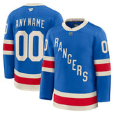 New York Rangers Fanatics Centennial Premium Custom Jersey - Blue - NHL 203133899