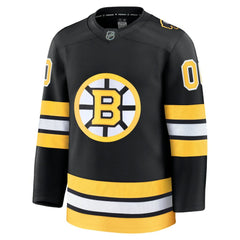 Boston Bruins Fanatics Home Premium Custom Jersey - Black - NHL 203133907